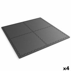 Tatami lattia Aktive, 4 kpl, 62x1x62 cm, harmaa hinta ja tiedot | Joogamatot | hobbyhall.fi