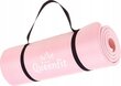 Joogamatto Queenfit, 180x61x1,5 cm, pinkki hinta ja tiedot | Joogamatot | hobbyhall.fi