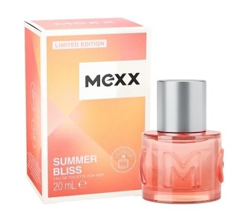 Mexx Summer Bliss hajuvesi EDT, 20 ml hinta ja tiedot | Naisten hajuvedet | hobbyhall.fi