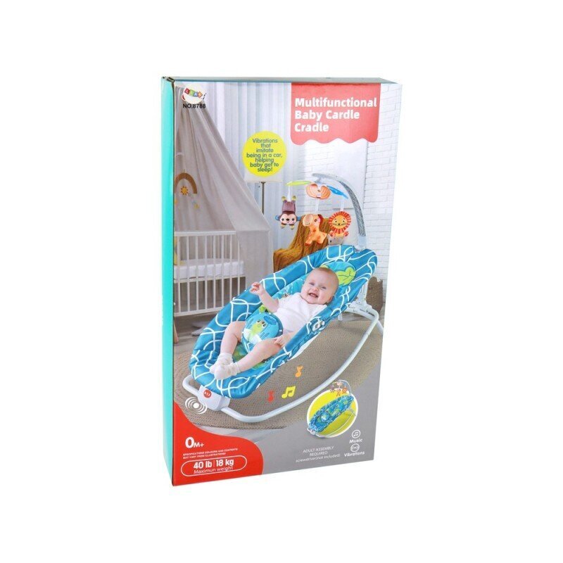 Keinutuoli Lean Toys Bouncer Rocker 2in1 hinta ja tiedot | Sitterit | hobbyhall.fi