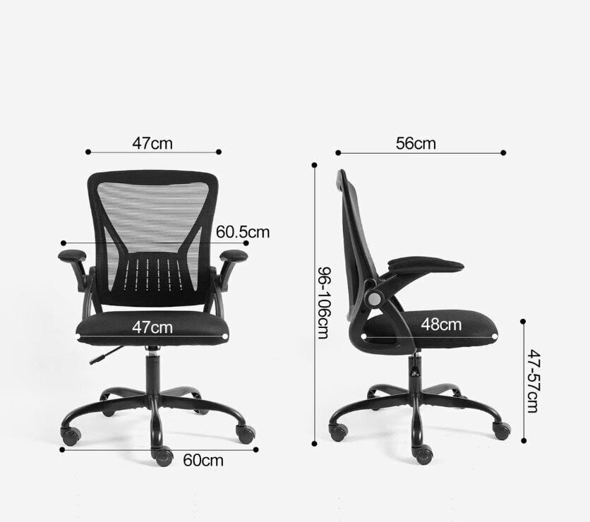 Työtuoli Kraken Chairs Kredo, musta hinta ja tiedot | Toimistotuolit | hobbyhall.fi