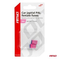 Suojaus JAPVAL PAL mikro 2kpl naaras 11mm 3 hinta ja tiedot | Lisätarvikkeet autoiluun | hobbyhall.fi