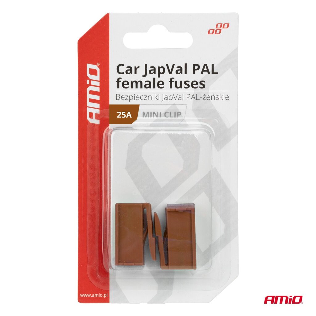 Suojaus JAPVAL PAL 2kpl naaras 25A lukko hinta ja tiedot | Lisätarvikkeet autoiluun | hobbyhall.fi