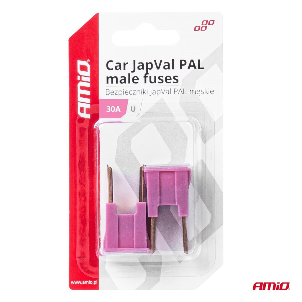 Suojaus JAPVAL PAL U 2 kpl uros 30A hinta ja tiedot | Lisätarvikkeet autoiluun | hobbyhall.fi