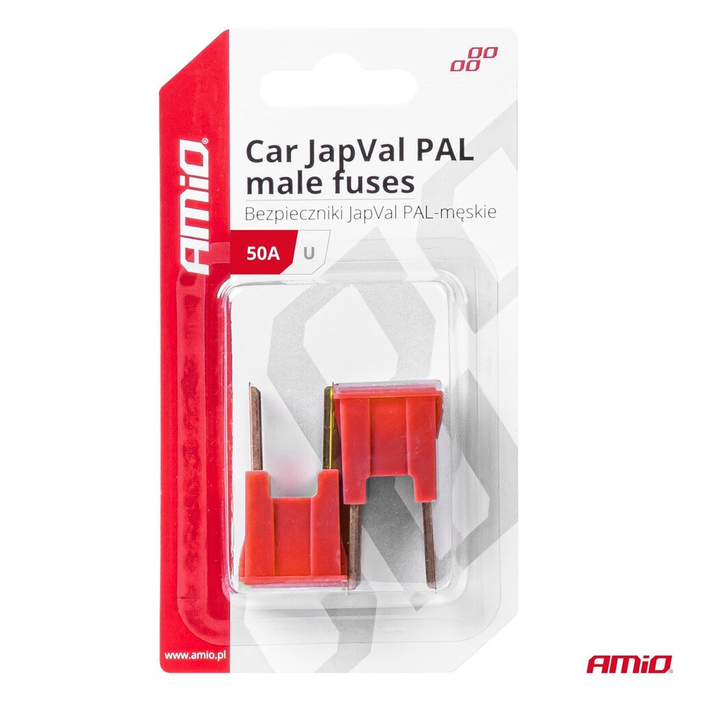 Suojaus JAPVAL PAL U 2 kpl uros 50A hinta ja tiedot | Lisätarvikkeet autoiluun | hobbyhall.fi