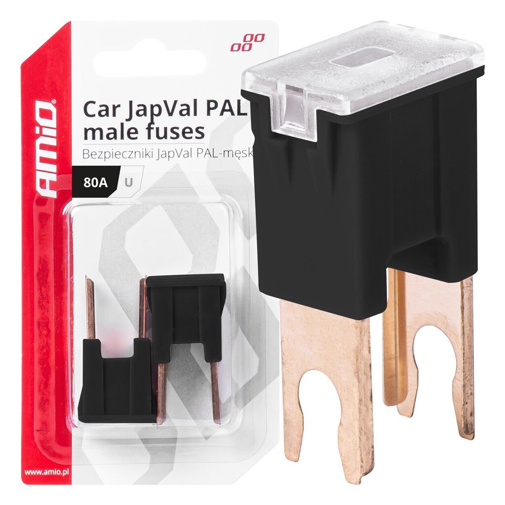 Suojaus JAPVAL PAL U 2kpl uros 80A hinta ja tiedot | Lisätarvikkeet autoiluun | hobbyhall.fi