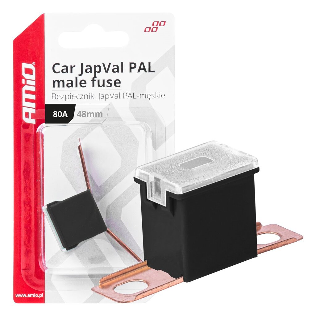 Suojaus JAPVAL PAL 2kpl uros 48mm 80A hinta ja tiedot | Lisätarvikkeet autoiluun | hobbyhall.fi