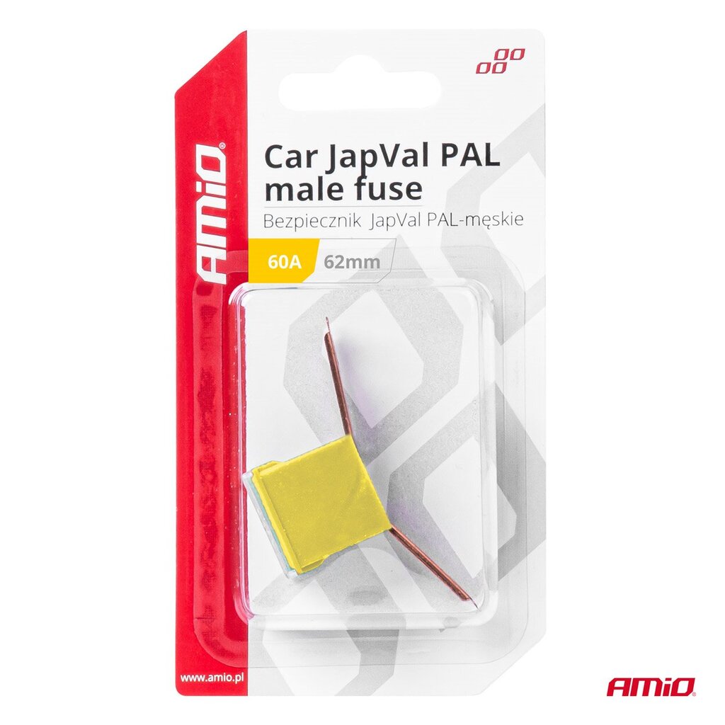 Suojaus JAPVAL PAL 2kpl uros 62mm 60A hinta ja tiedot | Lisätarvikkeet autoiluun | hobbyhall.fi