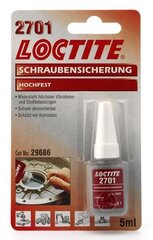 Loctite 2701 supervahva kierreliima 5ml hinta ja tiedot | Lisätarvikkeet autoiluun | hobbyhall.fi