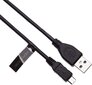 Keple Micro USB-latauskaapeli, nopea, musta, 50 cm hinta ja tiedot | Kaapelit ja adapterit | hobbyhall.fi