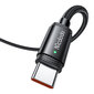 Kaapeli USB-A–USB-C Mcdodo CA-4730, 120 W, 1,5 m (musta) hinta ja tiedot | Puhelinkaapelit | hobbyhall.fi