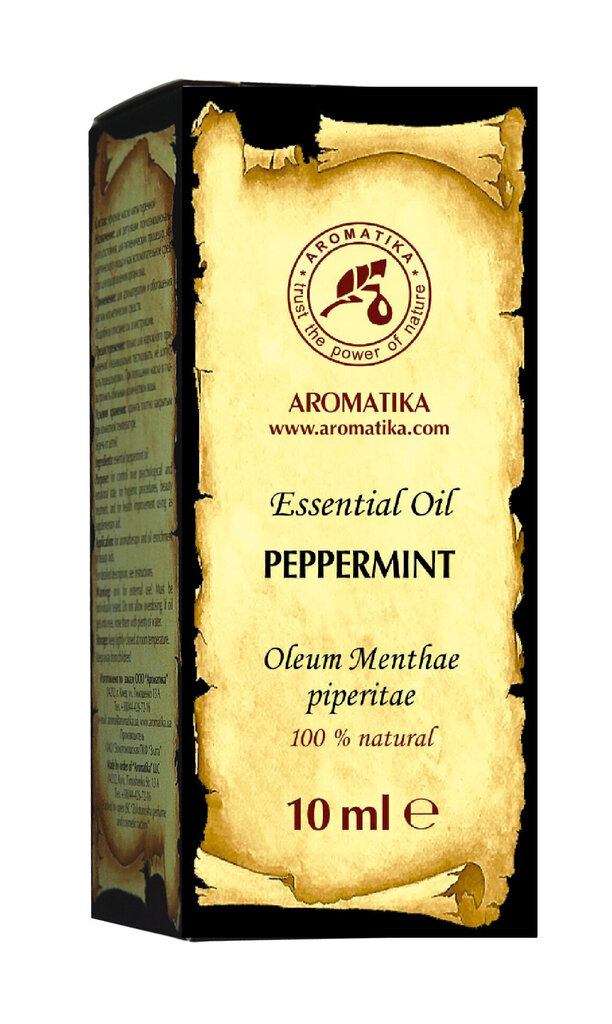 Natural Peppermint Essential Oil Aromatics, 10 ml hinta ja tiedot | Eteeriset ja kosmeettiset öljyt | hobbyhall.fi