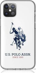 Puhelinkotelo U.S. Polo ASSN Apple iPhone 12 mini 5.4, valkoinen hinta ja tiedot | Puhelimen kuoret ja kotelot | hobbyhall.fi