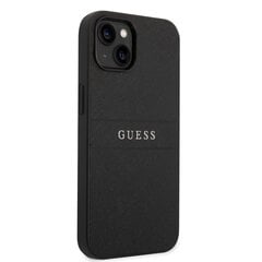 Guess PU Leather Saffiano Suojakuori iPhone 14 Plus -puhelimelle, musta hinta ja tiedot | Puhelimen kuoret ja kotelot | hobbyhall.fi