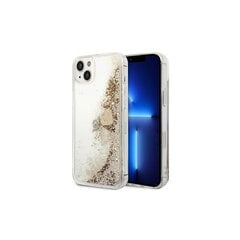 Guess iPhone 14 Plus 6,7" GUOHCP14MGLHFLGO kultaiset HC nestemäiset glitterkorut hinta ja tiedot | Puhelimen kuoret ja kotelot | hobbyhall.fi