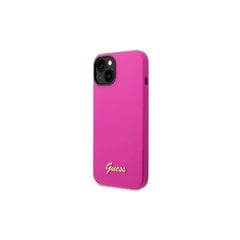 Guess iPhone 14 Pro 6.1" GUHCP14LSLSMF fuschia Vintage Gold -logo hinta ja tiedot | Puhelimen kuoret ja kotelot | hobbyhall.fi