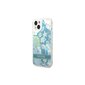 Guess iPhone 14 Plus 6,7" GUHCP14MLFLSN vihreä Flower Liquid Glitter hinta ja tiedot | Puhelimen kuoret ja kotelot | hobbyhall.fi