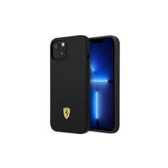 Ferrari iPhone 14 6.1" FEHCP14SSIBKK musta metallilogo hinta ja tiedot | Puhelimen kuoret ja kotelot | hobbyhall.fi