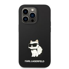 Karl Lagerfeld nestemäinen silikoni Choupette NFT iPhone 14 Pro Max musta hinta ja tiedot | Puhelimen kuoret ja kotelot | hobbyhall.fi