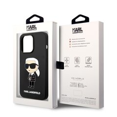 Karl Lagerfeld nestemäinen silikoni Ikonik NFT iPhone 14 Pro musta hinta ja tiedot | Puhelimen kuoret ja kotelot | hobbyhall.fi