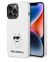 Karl Lagerfeld nestemäinen silikoni Choupette NFT iPhone 14 Pro Max White hinta ja tiedot | Puhelimen kuoret ja kotelot | hobbyhall.fi