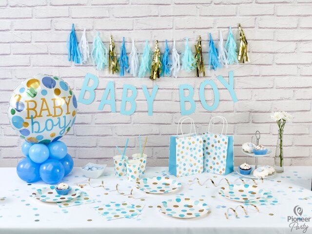 Banner Baby Boy sininen hinta ja tiedot | Juhlakoristeet | hobbyhall.fi