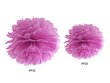 Paperinen koriste 'Fluffy plum' 35cm 1kpl hinta ja tiedot | Juhlakoristeet | hobbyhall.fi