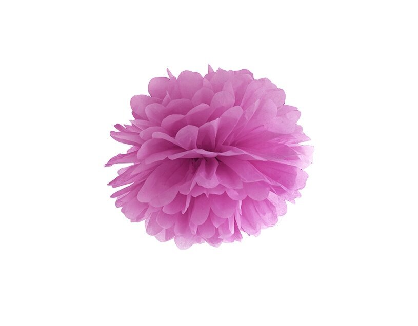 Paperinen koriste 'Fluffy plum' 35cm 1kpl hinta ja tiedot | Juhlakoristeet | hobbyhall.fi