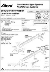 Kattokehys musta GOLF3 hinta ja tiedot | Suksiboksit | hobbyhall.fi