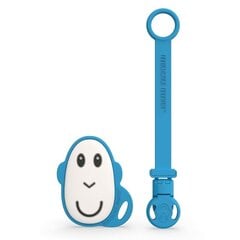 matchstick monkey flat face teether ja tuttipidike, sininen, 3 kk+, mm-sc-fmt-002, mm-sc-fmt-002 hinta ja tiedot | Purulelut | hobbyhall.fi