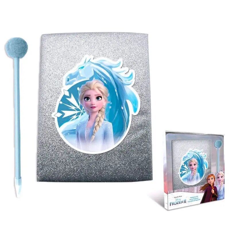 päiväkirja ja kynä frozen hinta ja tiedot | Vihkot, muistikirjat ja paperit | hobbyhall.fi