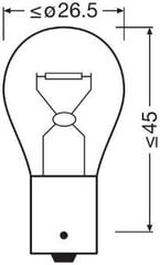 12V 21W BA15S ULTRALIFE hinta ja tiedot | Polttimot | hobbyhall.fi