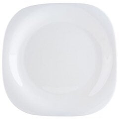 Valkoinen neliölautanen Luminarc CARINE, 26,5 cm hinta ja tiedot | Astiat | hobbyhall.fi