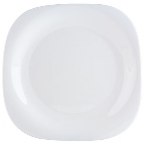 Valkoinen neliölautanen Luminarc CARINE, 26,5 cm hinta ja tiedot | Astiat | hobbyhall.fi