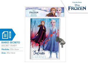 päiväkirja lukolla frozen ii ( ice country ii) hinta ja tiedot | FROZEN 2 Koulutarvikkeet | hobbyhall.fi