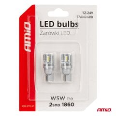 LED-lamput canbus T10 W5W 3*1860 SMD valkoinen 12/24V hinta ja tiedot | Polttimot | hobbyhall.fi