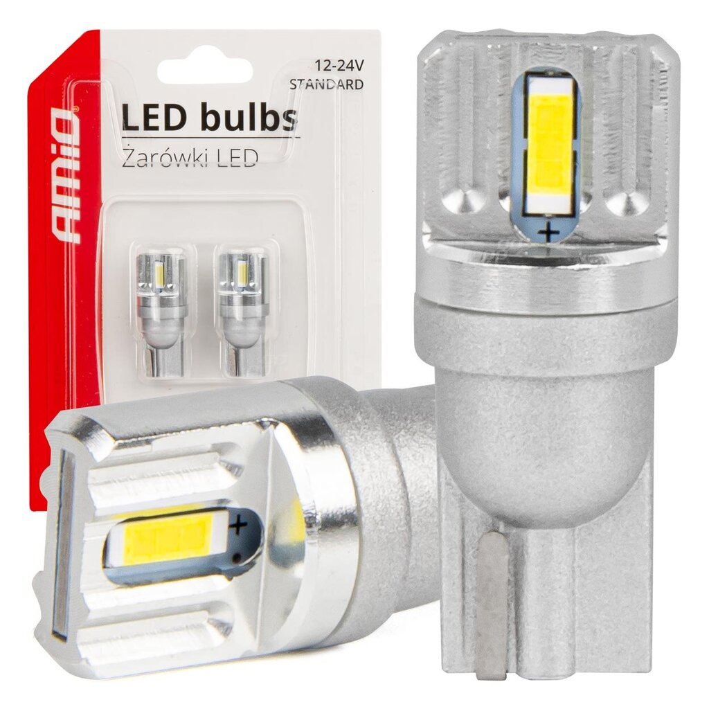 LED-lamput canbus T10 W5W 3*1860 SMD valkoinen 12/24V hinta ja tiedot | Polttimot | hobbyhall.fi