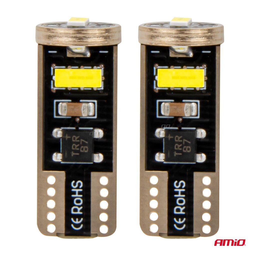 LED-lamput canbus T10e W5W 3*2055 SMD valkoinen 12/24V hinta ja tiedot | Polttimot | hobbyhall.fi