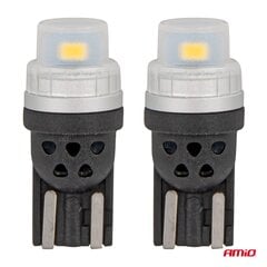 LED-lamput T10 W5W 2*3020 SMD 12/24V valkoinen hinta ja tiedot | Polttimot | hobbyhall.fi