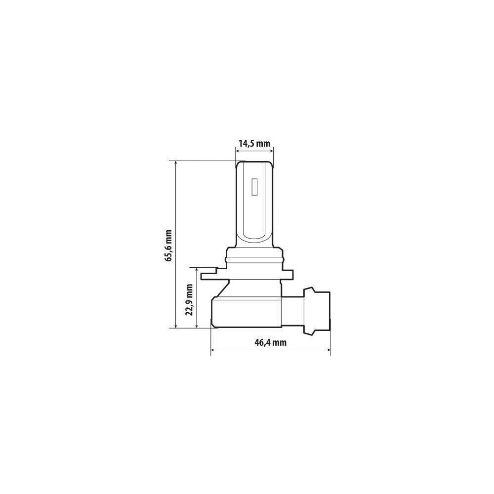 Halo Led HIR9012 15W PX22d 1 kpl hinta ja tiedot | Polttimot | hobbyhall.fi