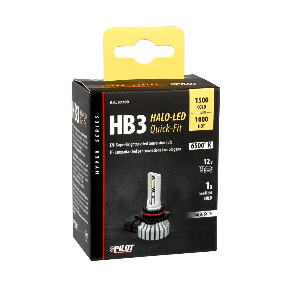 Halo Led HB3 15W P20d 1 kpl hinta ja tiedot | Polttimot | hobbyhall.fi