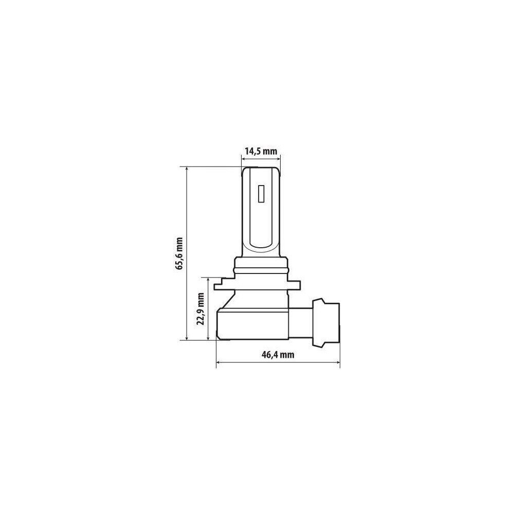 Halo Led HB3 15W P20d 1 kpl hinta ja tiedot | Polttimot | hobbyhall.fi