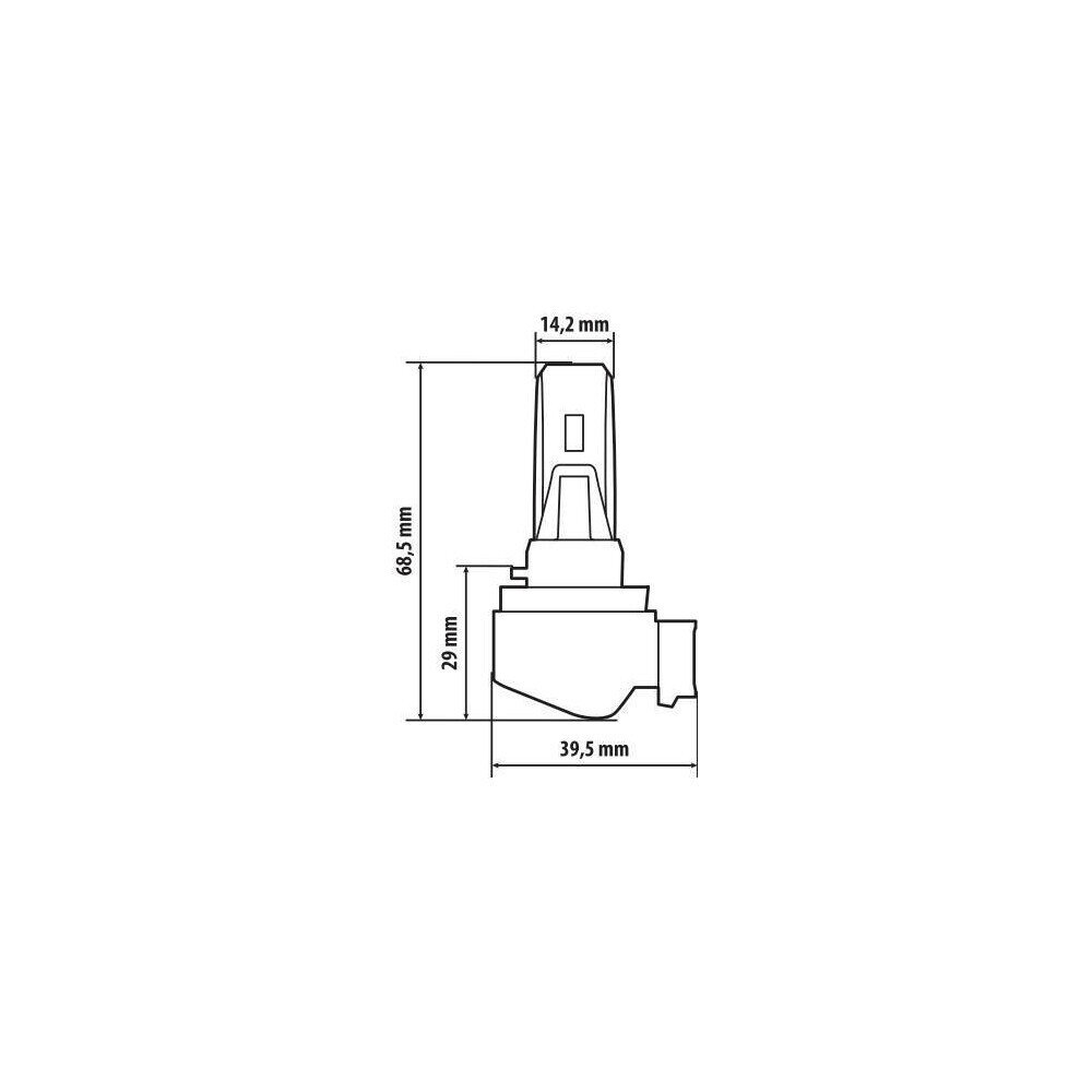 Halo Led H11 36W PGJ19-2 1 kpl hinta ja tiedot | Polttimot | hobbyhall.fi