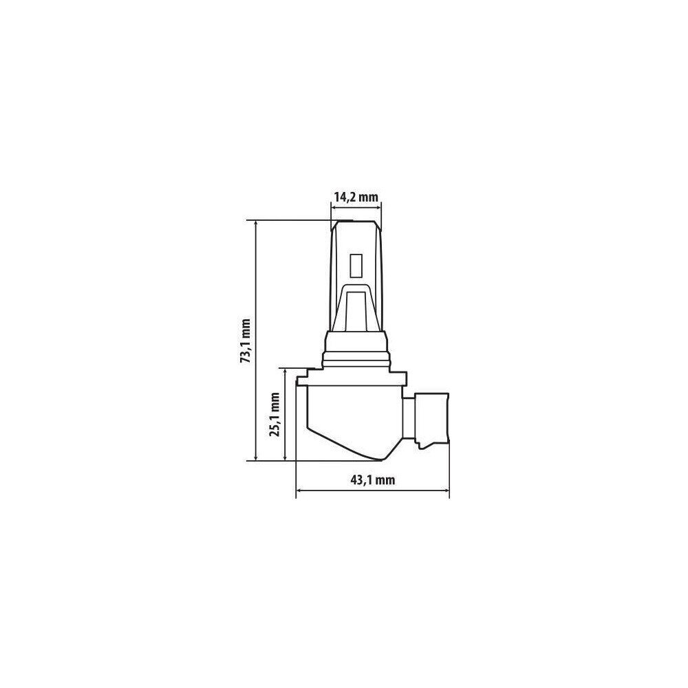 Halo Led HB3-HB4 36W P20d/P22d 1 kpl hinta ja tiedot | Polttimot | hobbyhall.fi