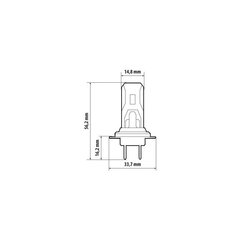 Halo Led H7 22W PX26d 1 kpl hinta ja tiedot | Polttimot | hobbyhall.fi