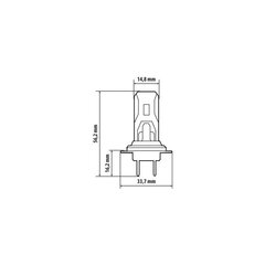 Halo Led H7 22W PX26d 2 kpl hinta ja tiedot | Polttimot | hobbyhall.fi