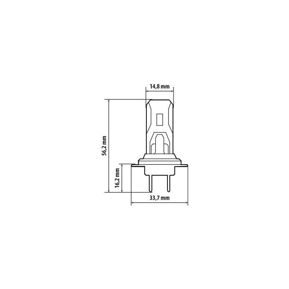 Halo Led H7 22W PX26d 2 kpl hinta ja tiedot | Polttimot | hobbyhall.fi