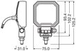 Osram LED työvalo 12/24V VX80-WD 12W hinta ja tiedot | Retkilamput | hobbyhall.fi