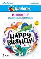 BDay värikäs dinosaurusten ilmapallo hinta ja tiedot | Ilmapallot | hobbyhall.fi