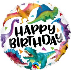 BDay värikäs dinosaurusten ilmapallo hinta ja tiedot | Ilmapallot | hobbyhall.fi